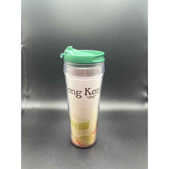 Starbucks Hong Kong Global Icon Collection Tumbler Travel Mug Cup 16 oz 2004 - Picture 1 of 3